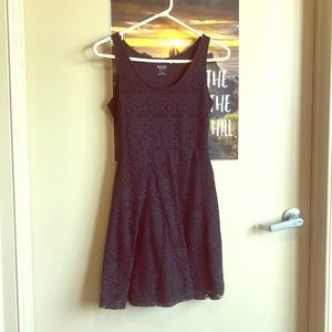 Junior’s Black Skater Dress